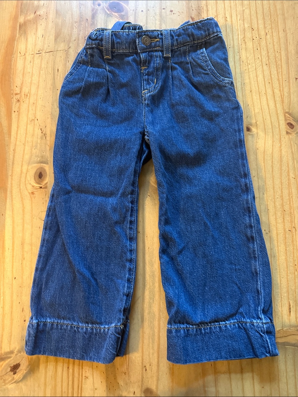 Cat & Jack Blue Girls' Straight-Leg Jeans